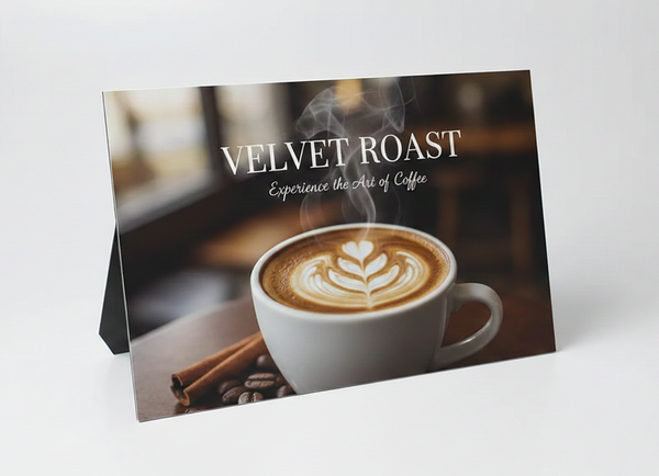 EASEL BACK COUNTER CARD